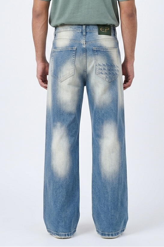 Damage Lose Fit Jeans With Premium Quality