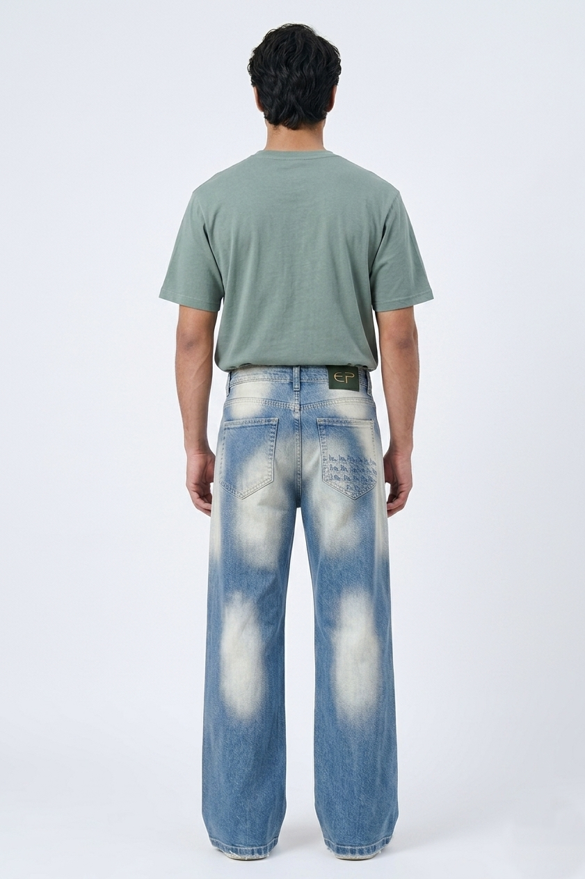 Damage Lose Fit Jeans With Premium Quality