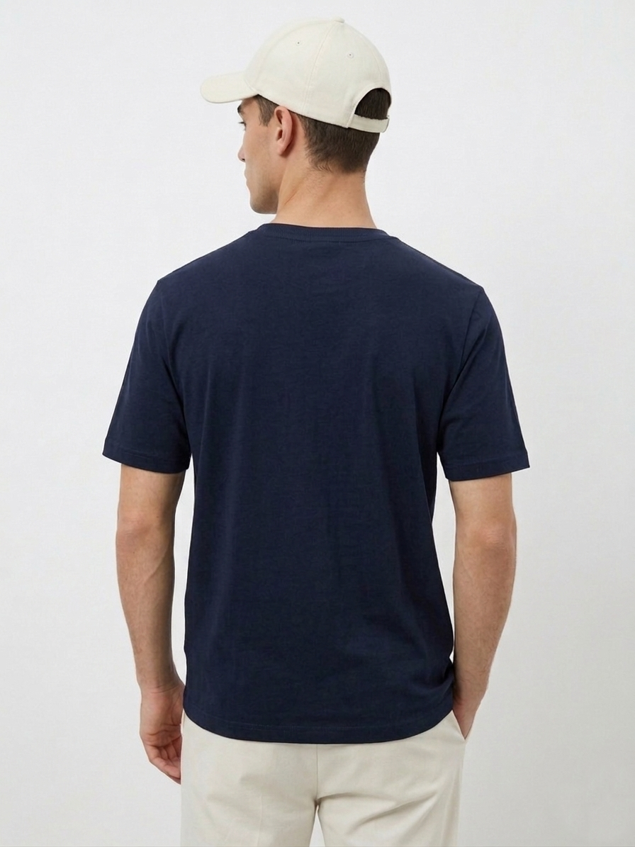 Printed Design Round Neck T Shirt