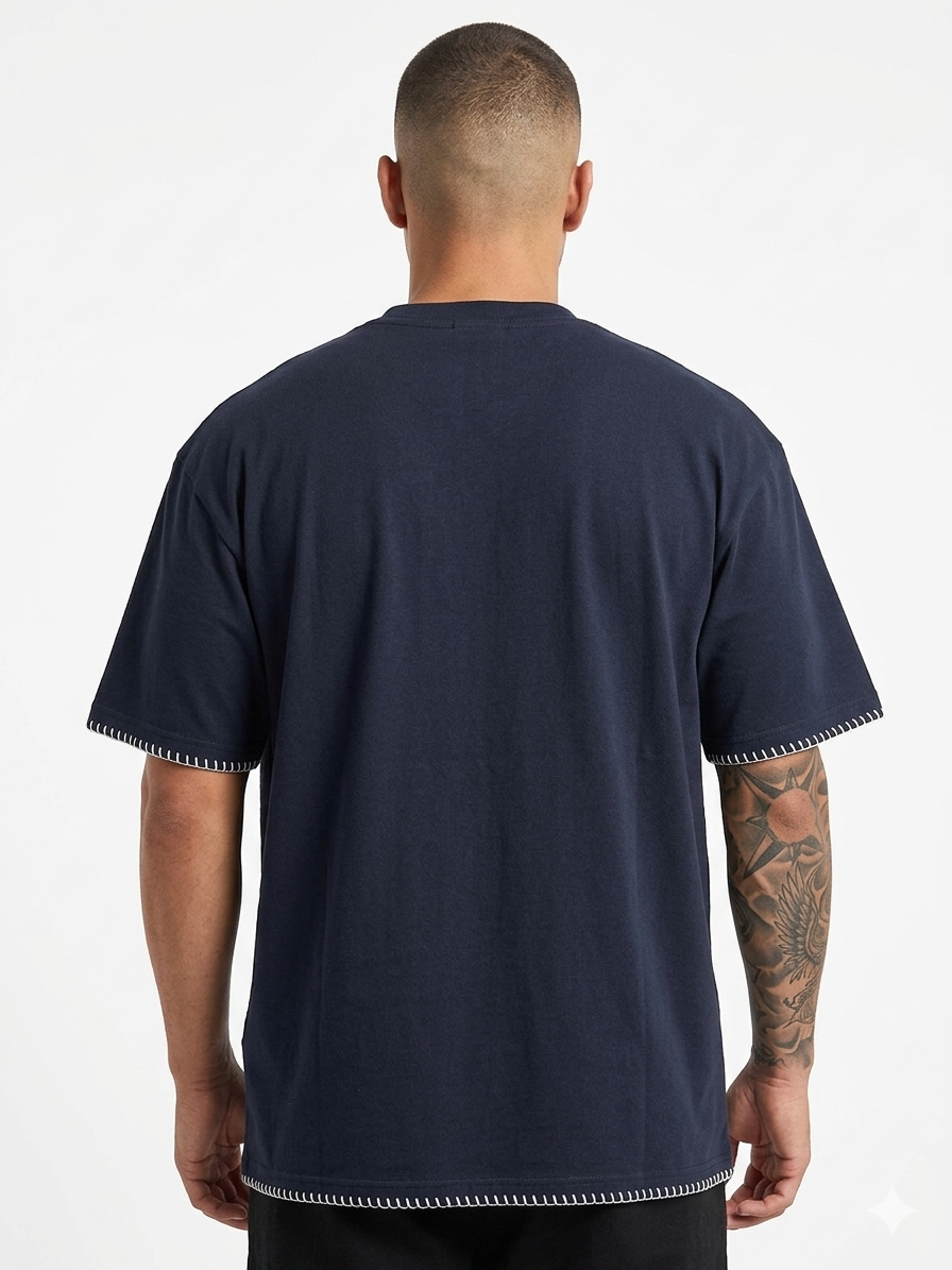 Oversized Prada Premium T Shirt Round Neck